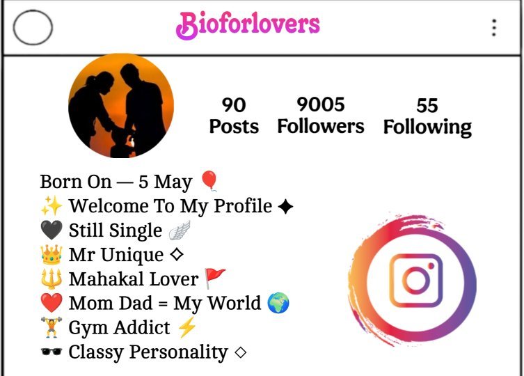 Instagaram Bio Mom Dad Lover
