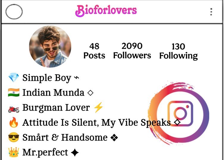 Instagram Bio For Boys
