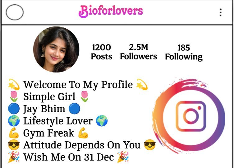 Instagram Bio For Girls