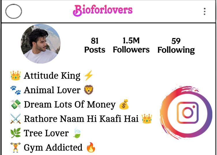 Rathore Bio For Instagram