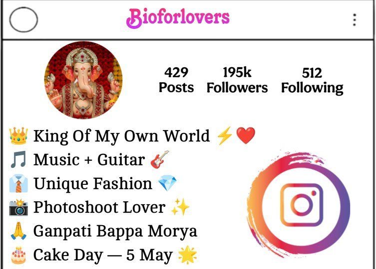 155+ New Ganpati Bappa Bio For Instagram