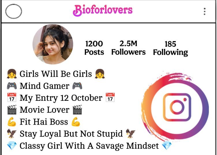 Instagram Bio For Girls