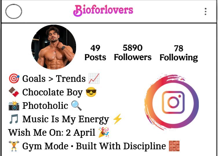 Instagram Bio For Gym Lovers